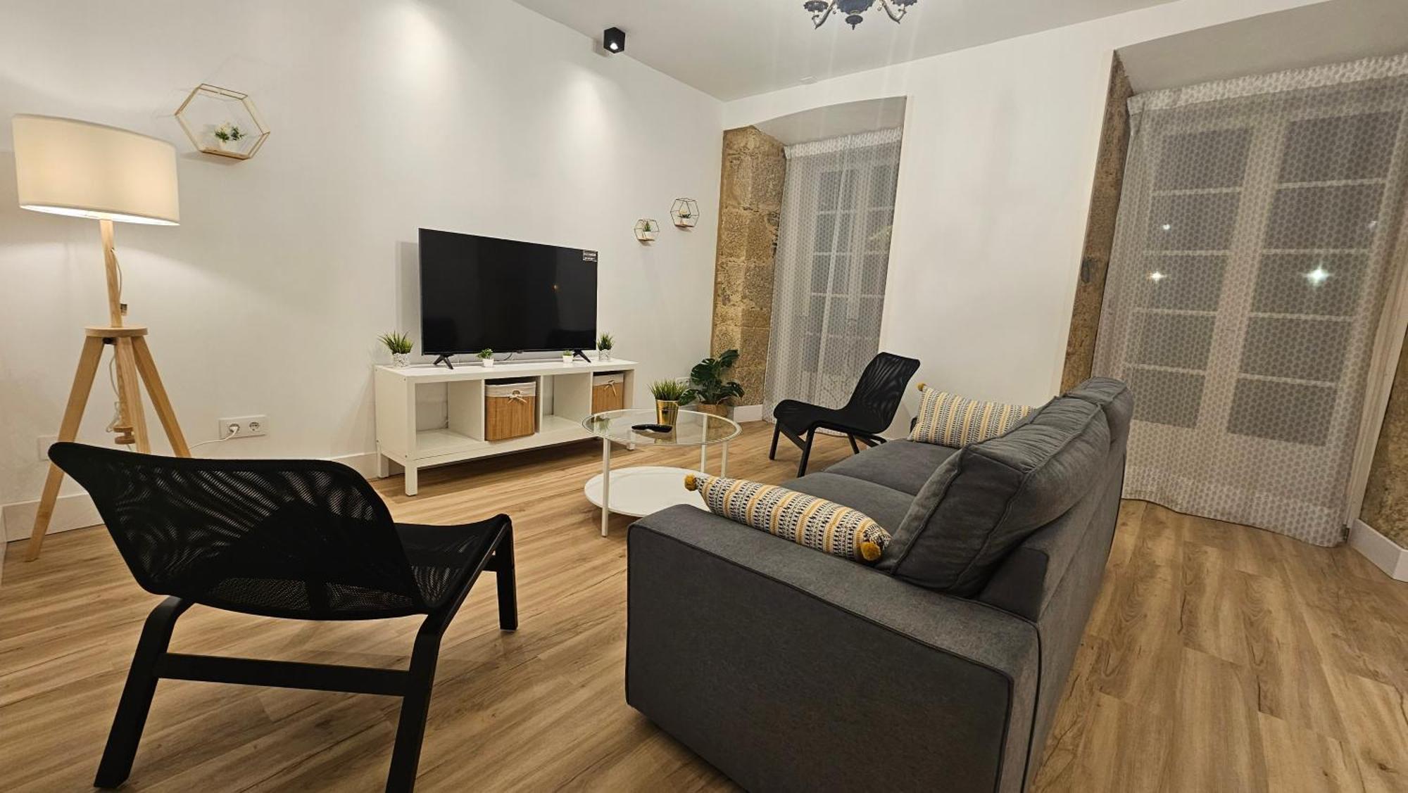 Apartamentos En El Centro - Plaza De Amboage - Wifi Ferrol Buitenkant foto